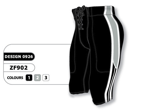 Athletic Knit Custom Sublimated Football Pant Design 0926 (ZF902-0926)